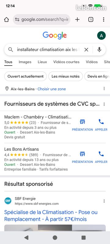 recensement google