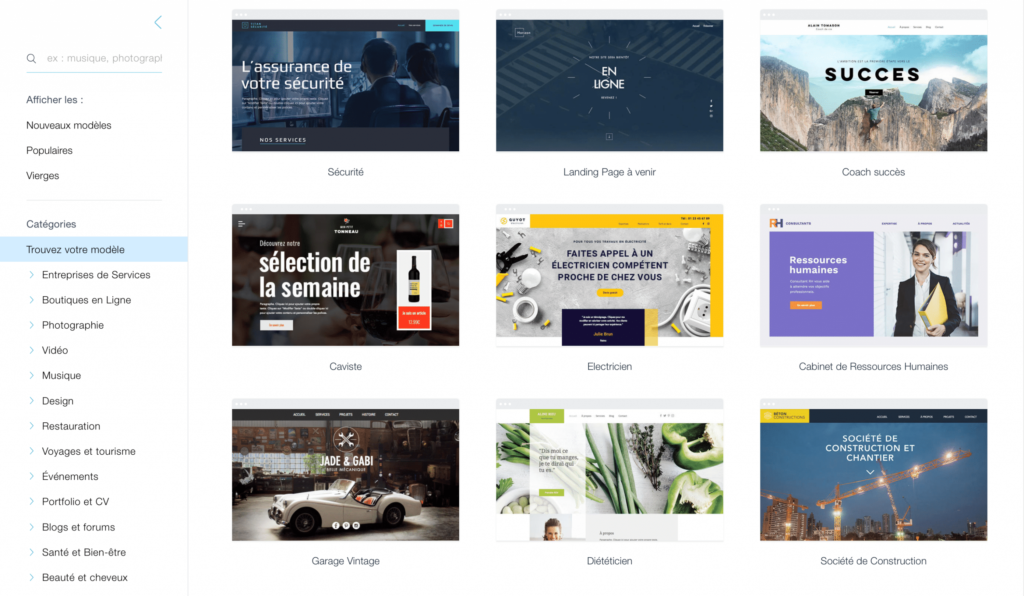 référencement site internet wix