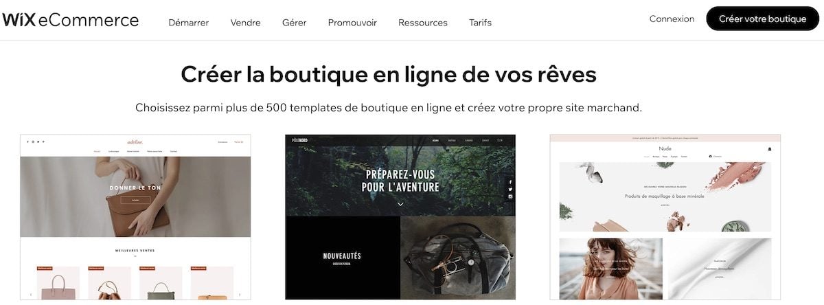 creer un site de vente en ligne