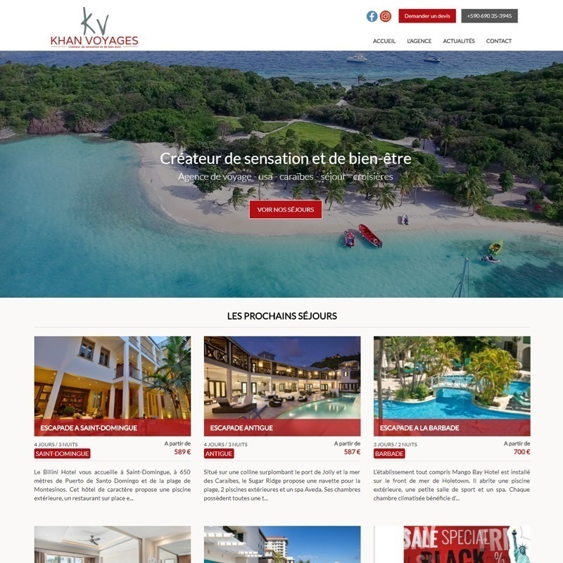 créer un site vitrine