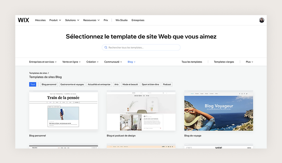 création d un site web